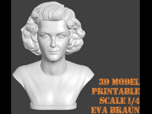 EVA BRAUN BUST STL Modelo de impresión 3D