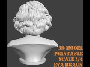 EVA BRAUN BUST STL 3Dプリントモデル