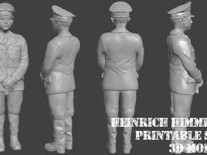 Heinrich Himmler 3D-druckbare Version 1 3D Druckmodell