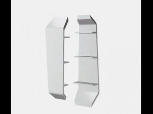 myriapode bookcase Modelo 3D