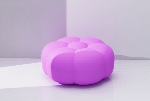 bubble round ottoman chair 3D Model .c4d .max .obj .3ds .fbx .stl .blend 