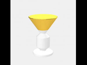 흘수선 엔드 테이블 3D 모델