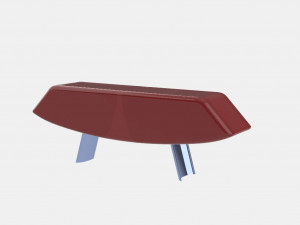 papillon sideboard desk table 3D Model
