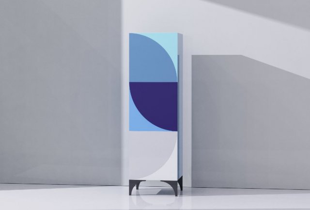 revol column 3 doors desk table Modello 3D .c4d .max .obj .3ds .fbx .stl .blend 
