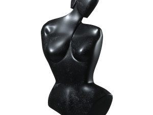 abstract sculpture of a woman 3D Model