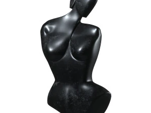 escultura abstrata de uma mulher Modelo 3D
