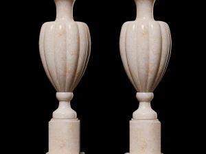 classic marble vase 3D Model