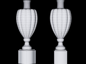classic marble vase Modelo 3D