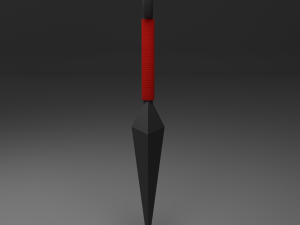 kunai and shuriken from the anime naruto 3D Model