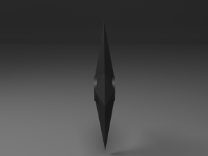 kunai and shuriken from the anime naruto 3D Model