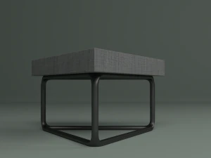the set includes a table and chair 3D Model