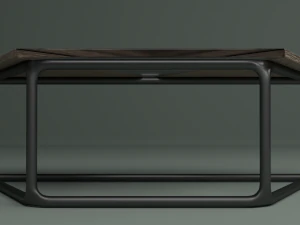 the set includes a table and chair 3D Model