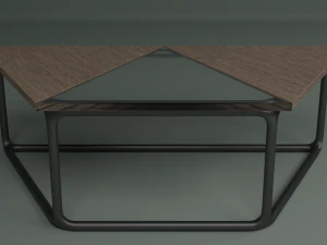 the set includes a table and chair 3D Model