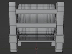 armchai with soft pillows 3D Model