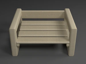 Table and table for the garden 3D Model