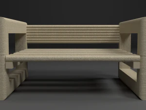 Table and table for the garden 3D Model
