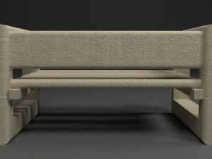 Table and table for the garden 3D Model