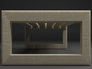 Table and table for the garden 3D 모델