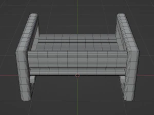 Table and table for the garden 3D Model