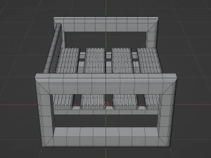 Table and table for the garden 3D Model