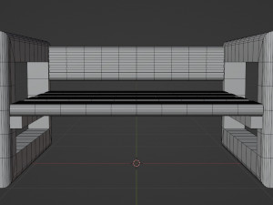 Table and table for the garden 3D 모델