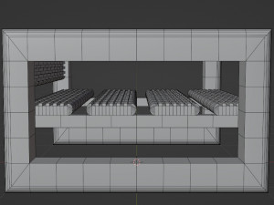 Table and table for the garden 3D 모델