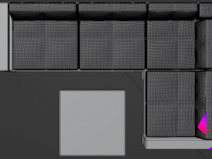 Ofa and coffee table for the terrace Modelo 3D