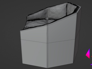 Set of armchair and coffee table Free 3D Model