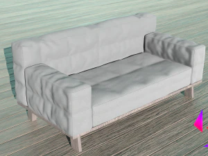 软布沙发 3D 模型