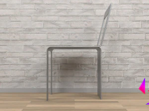 Metal table for the kitchen 3D Model