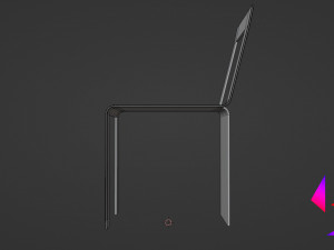 Metal table for the kitchen 3D 모델