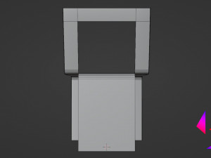 Metal table for the kitchen 3D 모델