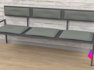 长椅 3D 模型