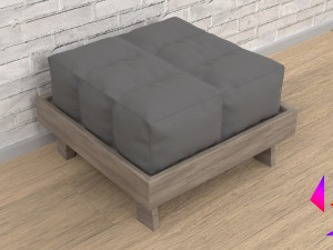 Ottoman 3D-Modell