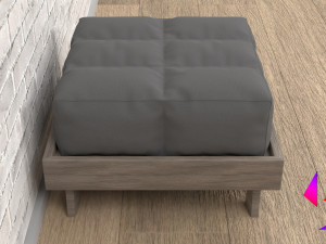 Ottoman 3D-Modell