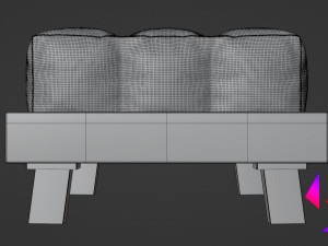 Ottoman 3D-Modell