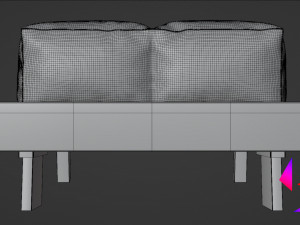 Ottoman 3D-Modell