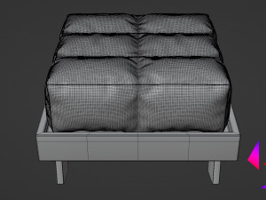 Ottoman 3D-Modell