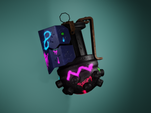 grenade jinx Modello 3D