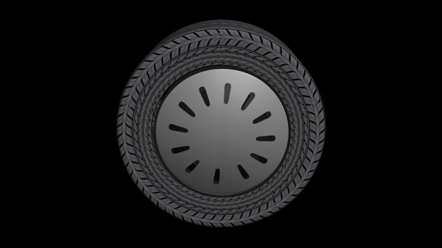 wheel 3D 模型 .c4d .max .obj .3ds .fbx .stl .blend 