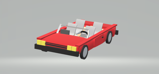 red car 3D Model .c4d .max .obj .3ds .fbx .stl .blend 
