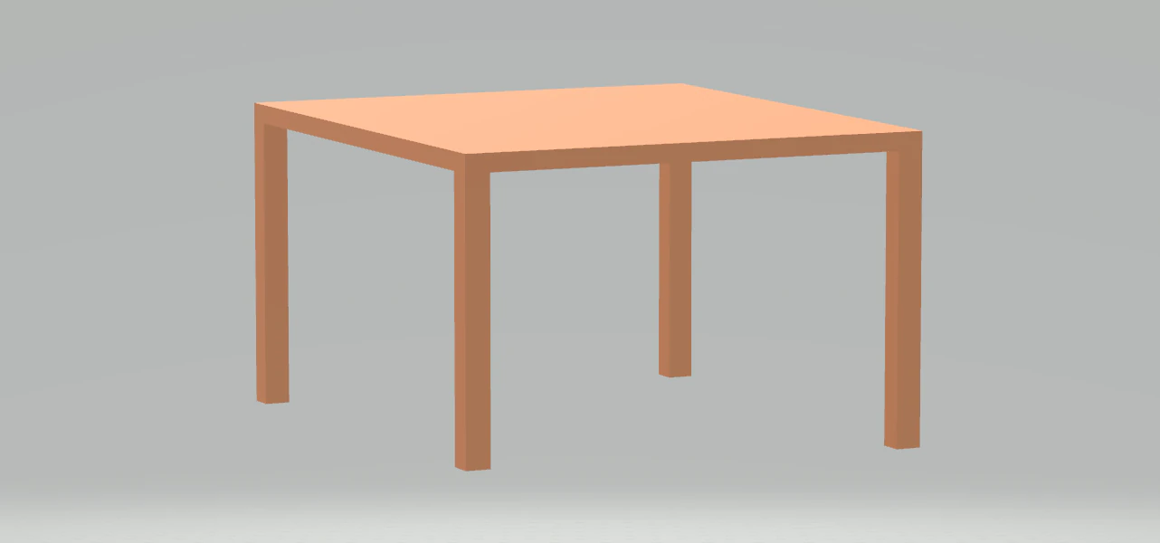 table 3D Model .c4d .max .obj .3ds .fbx .stl .blend 