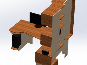 working table 3D 模型