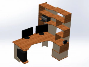 stół roboczy Model 3D