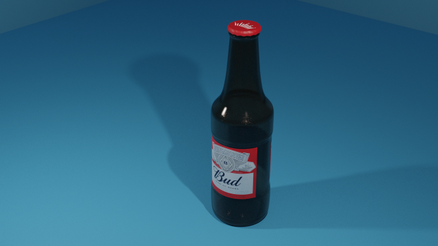 beer bud 3D Model .c4d .max .obj .3ds .fbx .stl .blend 