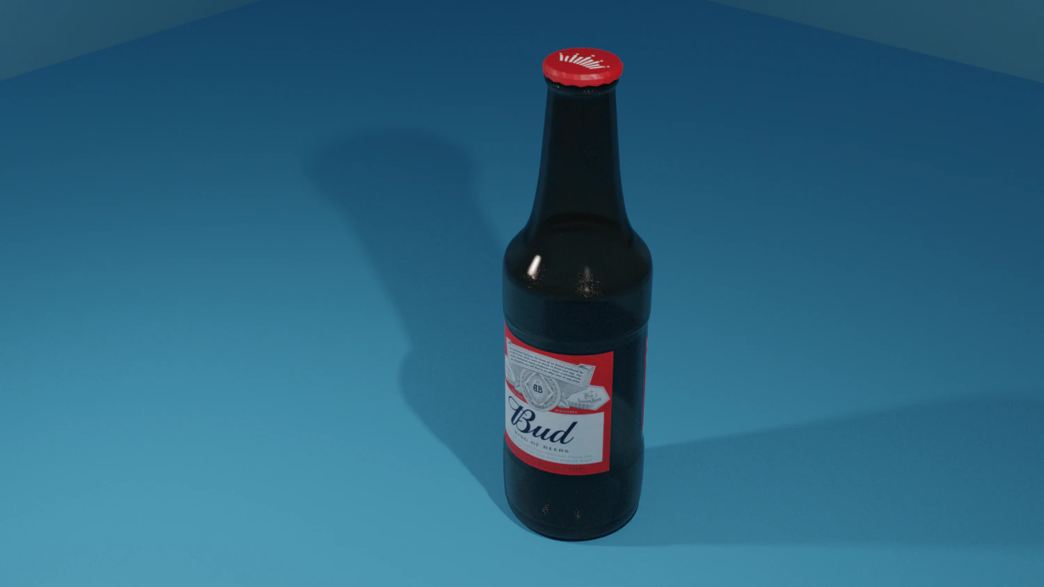 beer bud 3D Model .c4d .max .obj .3ds .fbx .stl .blend 