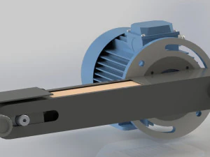 lijadora de cinta Modelo 3D