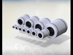 Linear ball bearing lm Modelo 3D