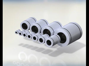 Rolamento de esferas linear lm Modelo 3D