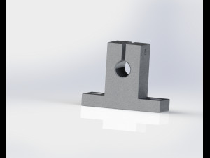 Shaft support SK Modelo 3D